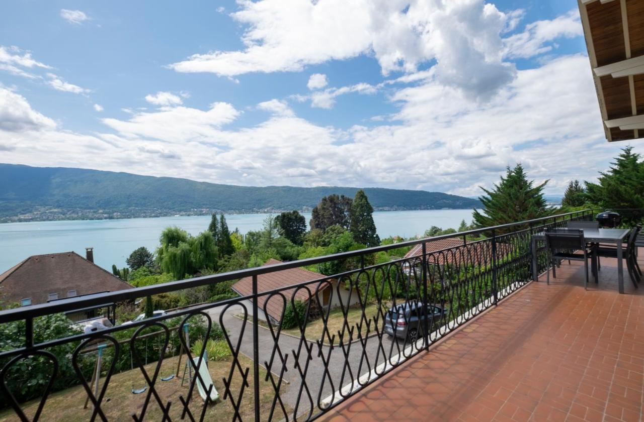 Апартаменты T4 Avec Vue Imprenable Sur Le Lac D'Annecy Вейрье-дю-Лак Экстерьер фото